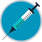 Flu vaccine icon